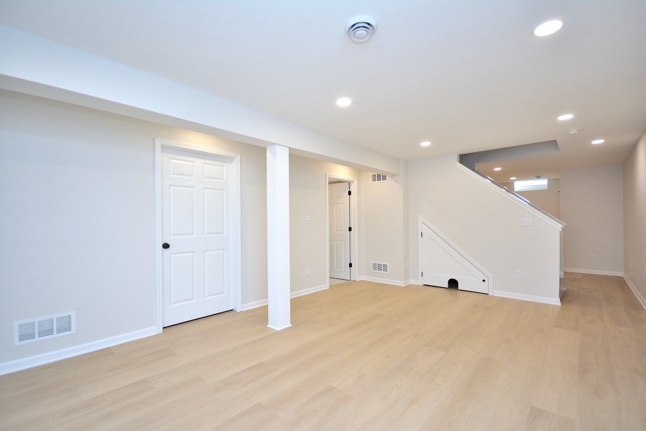 basement renovation from November