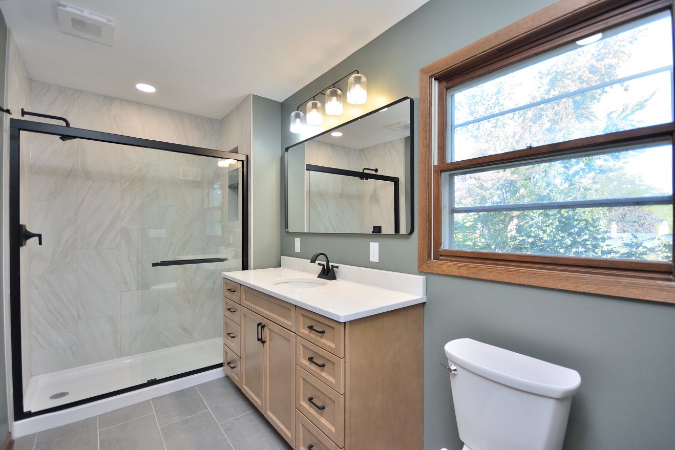 bathroom renovation in Franklin from October
